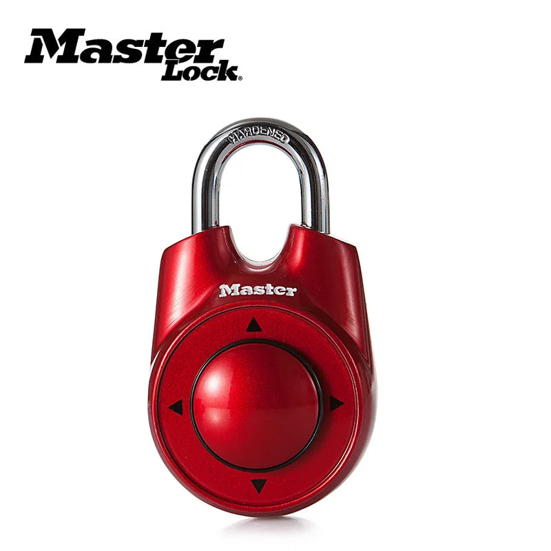 Master Lock 1500ID Portable Padlock Arrow Combination Directional Password Padlock Gym School Health Security Locker Door Lock