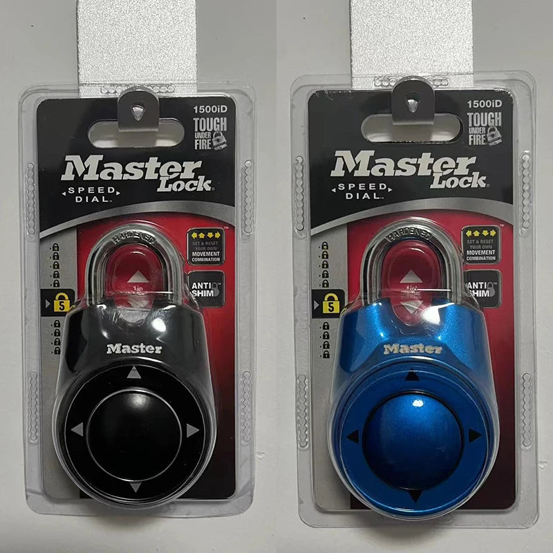 Master Lock 1500ID Portable Padlock Arrow Combination Directional Password Padlock Gym School Health Security Locker Door Lock